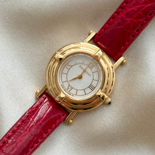 Load image into Gallery viewer, VINTAGE YSL RED LEATHER WATCH
