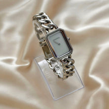 Load image into Gallery viewer, VINTAGE CHANEL PREMIERE CHAINE MOTHER-OF-PEARL SILVER WATCH
