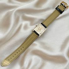 Load image into Gallery viewer, VINTAGE CARTIER BLACK LEATHER WATCH