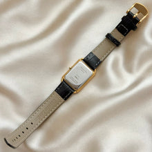 Load image into Gallery viewer, VINTAGE DIOR BLACK LEATHER WATCH