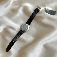 Load image into Gallery viewer, VINTAGE GUCCI BLACK LEATHER WATCH