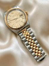 Load image into Gallery viewer, ROLEX DATEJUST 36MM CHAMPAGNE LINEN DIAL UNISEX WATCH