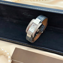 Load image into Gallery viewer, VINTAGE CHOPARD DIAMOND & MOTHER-PEARL LEATHER WATCH