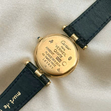 Load image into Gallery viewer, VINTAGE CARTIER DARK BLUE LEATHER WATCH
