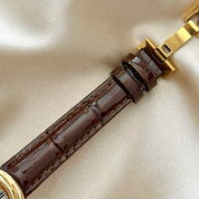 Load image into Gallery viewer, VINTAGE CARTIER BROWN LEATHER WATCH - WITH EXTRA STRAP