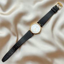 Load image into Gallery viewer, VINTAGE DIOR BLACK LEATHER WATCH