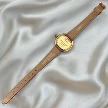 Load image into Gallery viewer, VINTAGE CARTIER TAN LEATHER WATCH