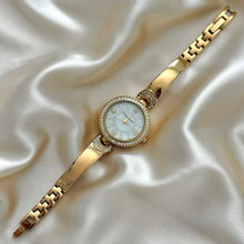 Load image into Gallery viewer, VINTAGE ANNE KLEIN PEARL BANGLE & WATCH SET