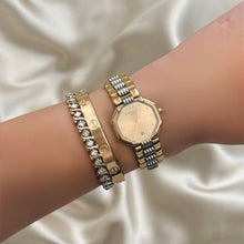 Load image into Gallery viewer, VINTAGE DIOR DIAMOND TWO-TONED WATCH