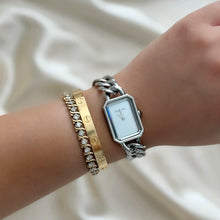 Load image into Gallery viewer, VINTAGE CHANEL PREMIERE CHAINE MOTHER-OF-PEARL SILVER WATCH
