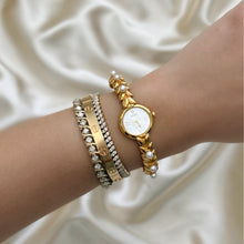 Load image into Gallery viewer, VINTAGE WAKO RAFFINÉE MOTHER-OF-PEARL WATCH