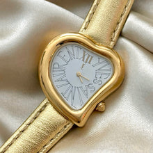 Load image into Gallery viewer, VINTAGE YSL GOLD LEATHER WATCH