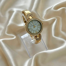Load image into Gallery viewer, VINTAGE ANNE KLEIN PEARL BANGLE & WATCH SET