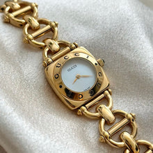 Load image into Gallery viewer, VINTAGE GUCCI MOTHER-OF-PEARL WATCH