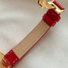 Load image into Gallery viewer, VINTAGE CARTIER RED LEATHER WATCH