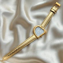 Load image into Gallery viewer, VINTAGE YSL GOLD LEATHER WATCH