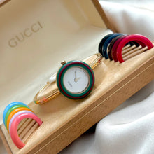 Load image into Gallery viewer, VINTAGE GUCCI PLAY BEZEL WATCH (12 BEZELS)