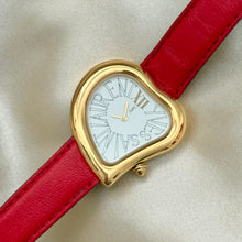 Load image into Gallery viewer, VINTAGE YSL RED LEATHER WATCH