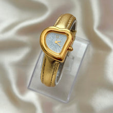 Load image into Gallery viewer, VINTAGE YSL GOLD LEATHER WATCH