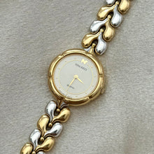 Load image into Gallery viewer, VINTAGE NINA RICCI MOTHER-OF-PEARL TWO-TONED WATCH