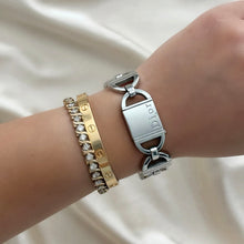 Load image into Gallery viewer, VINTAGE DIOR HIDDEN DIAL SILVER WATCH
