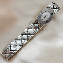 Load image into Gallery viewer, VINTAGE DIOR MOTHER-OF-PEARL SILVER WATCH