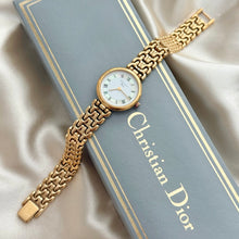 Load image into Gallery viewer, VINTAGE DIOR MOTHER-OF-PEARL WATCH