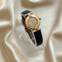 Load image into Gallery viewer, VINTAGE CARTIER BLUE LEATHER WATCH