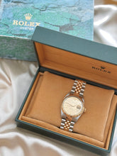 Load image into Gallery viewer, ROLEX DATEJUST 36MM CHAMPAGNE LINEN DIAL UNISEX WATCH