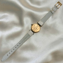 Load image into Gallery viewer, VINTAGE CARTIER BEIGE LEATHER WATCH