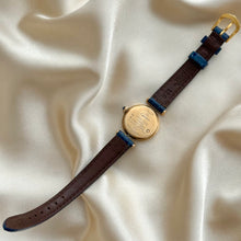 Load image into Gallery viewer, VINTAGE CARTIER BLUE LEATHER WATCH