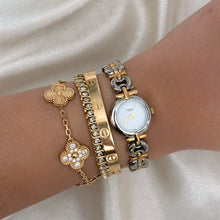 Load image into Gallery viewer, VINTAGE CARAVELLE BY BULOVA TWO-TONED WATCH