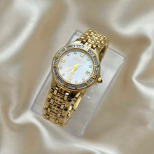Load image into Gallery viewer, VINTAGE YSL MOTHER-OF-PEARL & DIAMOND WATCH