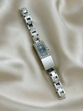 Load image into Gallery viewer, VINTAGE FENDI DIAMOND SILVER DAINTY WATCH