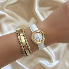 Load image into Gallery viewer, VINTAGE CARTIER REAL DIAMOND WATCH - WITH EXTRA STRAP