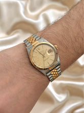 Load image into Gallery viewer, ROLEX DATEJUST 36MM CHAMPAGNE LINEN DIAL UNISEX WATCH