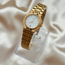 Load image into Gallery viewer, VINTAGE GUCCI MOTHER-OF-PEARL & DIAMOND WATCH