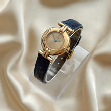 Load image into Gallery viewer, VINTAGE CARTIER BLUE LEATHER WATCH