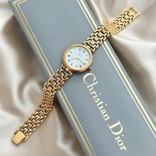 Load image into Gallery viewer, VINTAGE DIOR MOTHER-OF-PEARL WATCH