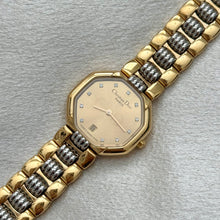Load image into Gallery viewer, VINTAGE DIOR DIAMOND TWO-TONED WATCH