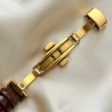 Load image into Gallery viewer, VINTAGE CARTIER BROWN LEATHER WATCH - WITH EXTRA STRAP