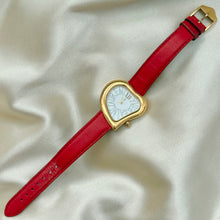 Load image into Gallery viewer, VINTAGE YSL RED LEATHER WATCH