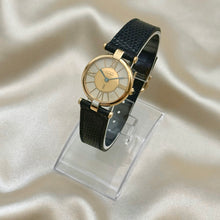 Load image into Gallery viewer, VINTAGE CARTIER DARK BLUE LEATHER WATCH