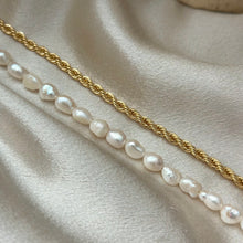Load image into Gallery viewer, CD DIOR PEARL MIX ROPE CHAIN NECKLACE