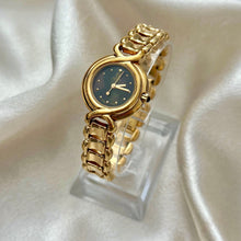 Load image into Gallery viewer, VINTAGE FENDI BLACK MOTHER-OF-PEARL WATCH