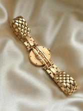 Load image into Gallery viewer, VAN CLEEF & ARPELS CLASSIQUE 18K YELLOW GOLD 2-ROW DIAMOND BEZEL WATCH
