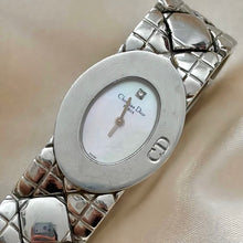 Load image into Gallery viewer, VINTAGE DIOR MOTHER-OF-PEARL SILVER WATCH