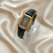 Load image into Gallery viewer, VINTAGE DIOR BLACK LEATHER WATCH