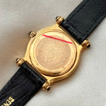 Load image into Gallery viewer, VINTAGE GUCCI BLACK LEATHER WATCH