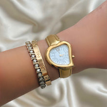 Load image into Gallery viewer, VINTAGE YSL GOLD LEATHER WATCH